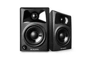 M Audio Studiophile AV32 Compact Desktop Speakers for Professional Media Creation